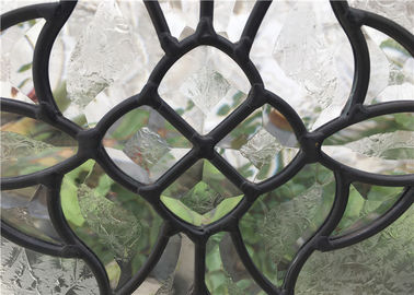 Schwarze Patina-Türscheibe-Scheiben, Hitze/Rauschwiderstand-dekorative Glasscheiben