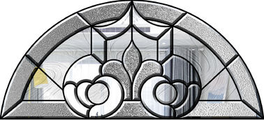 Tür-/Fenster-dekoratives kopiertes Glas, Messing/Nickel/Patina-dekorative Glasplatten